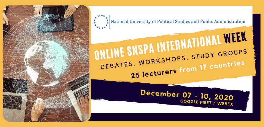 Săptămâna internațională online la SNSPA