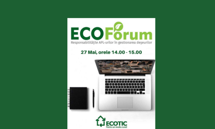 „Responsabilitățile APL-urilor în gestionarea deșeurilor” – tema Webinarului EcoForum din 27 mai