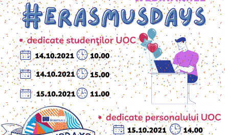 Universitatea Ovidius din Constanța celebrează Zilele programului Erasmus Plus