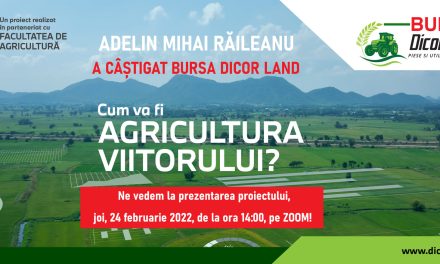 Un student de la USV Iași a câştigat o bursă de 1.000 de euro răspunzând întrebării „Cum va fi agricultura viitorului?”