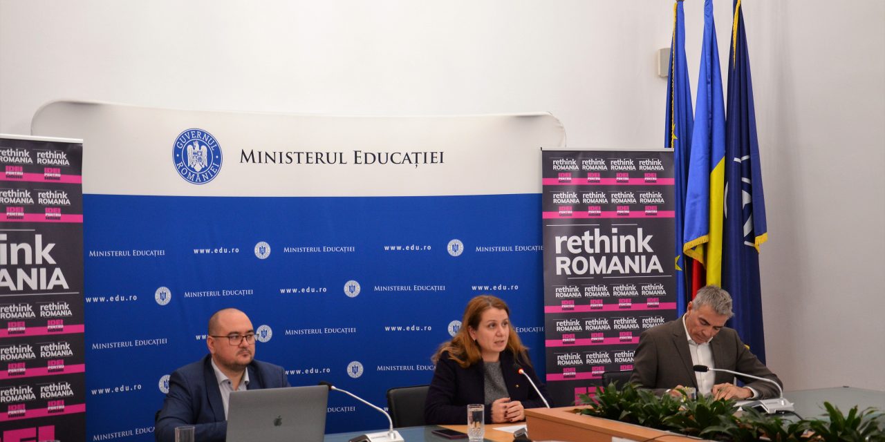 Reformele din învățământul dual, prezentate de Ministerul Educației în cadrul unui eveniment Rethink Romania