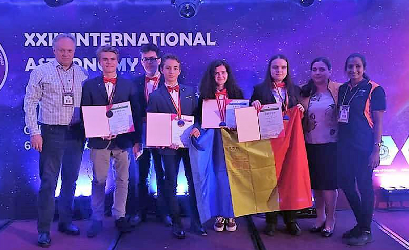 Elevii români au obţinut cinci medalii la Olimpiada Internaţională de Astronomie