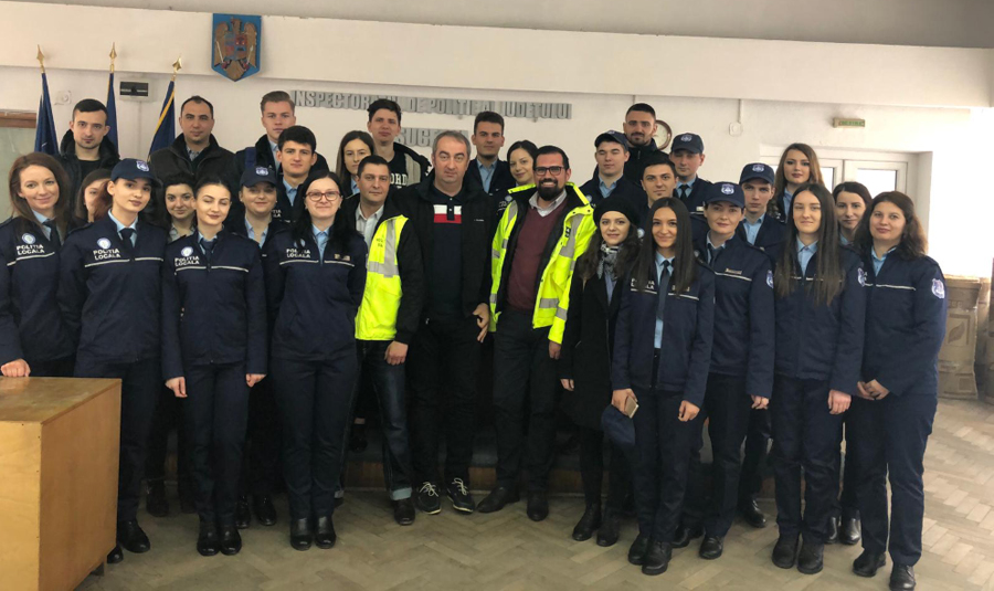 Studenții de la Poliție Locală din cadrul Universității „Ștefan cel Mare” din Suceava au fost în vizită la IPJ